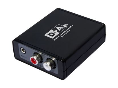 Picture of LENKENG Digital to Analogue Audio Converter. Digital TosLink to