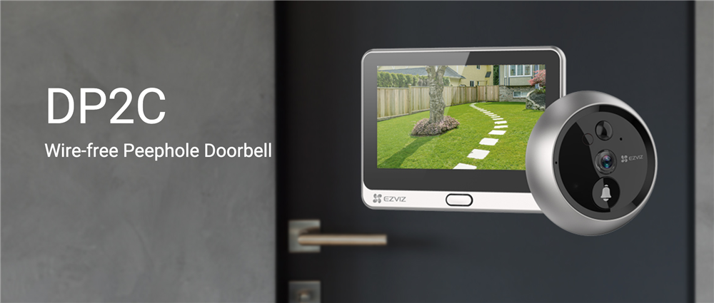 EZVIZ DP2C - Wire-free Peephole Doorbell