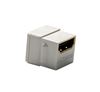Picture of DYNAMIX HDMI 2.0 Keystone Coupler Length 19.2mm, Gold-Plated, WHITE