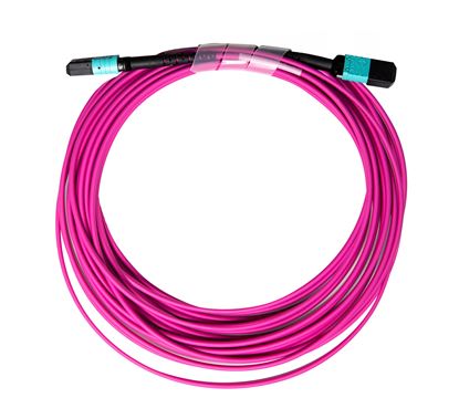 Picture of DYNAMIX 15M OM4 MPO ELITE Trunk Multimode Fibre Cable. POLARITY C