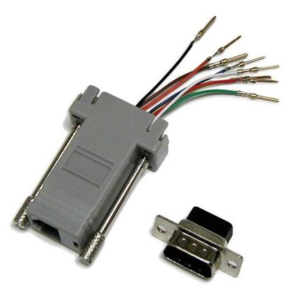 Picture of DYNAMIX DB9 Male to RJ45 Adaptor (8 Wire)