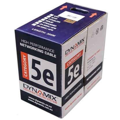 Picture of DYNAMIX 305m Cat5e Beige UTP SOLID Cable Roll 100MHz, 24AWGx4P, PVC