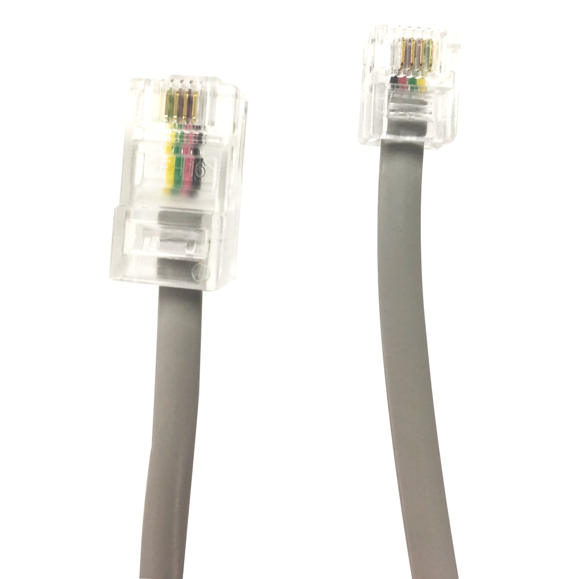 . DYNAMIX 3m RJ12 to RJ45 Cable - 4C All pins connected crossed,