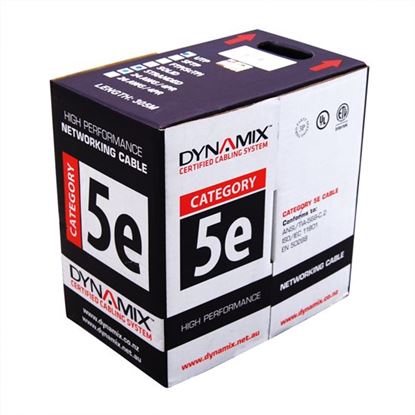 Picture of DYNAMIX 305m Cat5E STP SOLID Shielded Cable Roll, 100MHz,