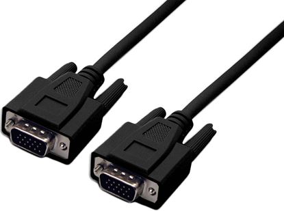 Picture of DYNAMIX  2m VGA Male/Male Monitor Cable. Moulded.