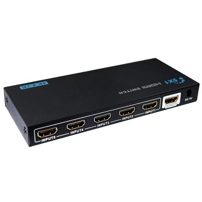 Picture of LENKENG 5 in 1 out, 4K HDMI Switch Optional Power Supply.