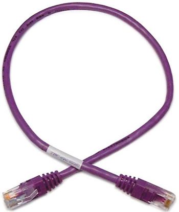 Picture of DYNAMIX 0.5m Cat6 UTP Cross Over Patch Lead - Purple with Label