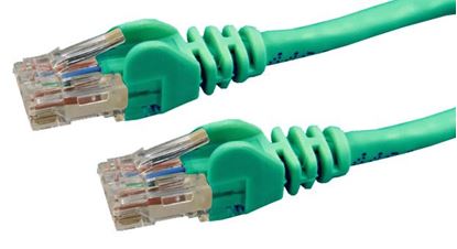 Picture of DYNAMIX 2m Cat6 Green UTP Patch Lead (T568A Specification) 250MHz