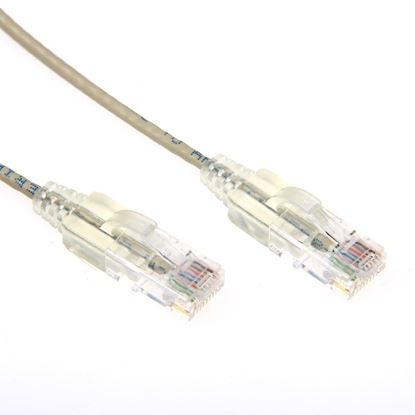 Picture of DYNAMIX 0.5m Cat6A 10G Beige Ultra-Slim Component Level UTP