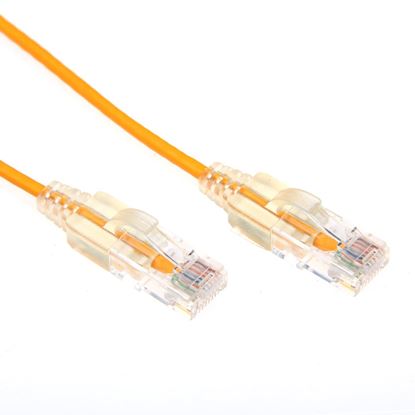 Picture of DYNAMIX 0.75m Cat6A 10G Yellow Ultra-Slim Component Level UTP