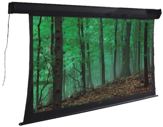 Picture of BRATECK 108' Deluxe Tab-tensioned, Electric Projector Screen. Matte