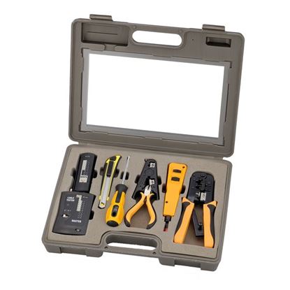 Picture of SPROTEK 10 Piece Network Installation Tool Kit.