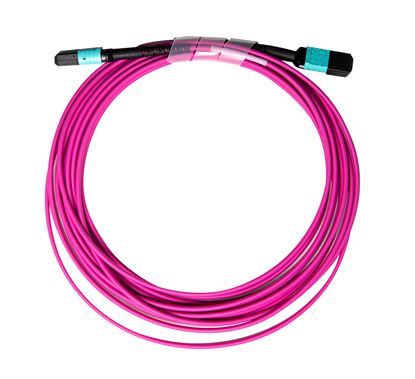 Picture of DYNAMIX 15M OM4 MPO ELITE Trunk Multimode Fibre Cable. POLARITY A