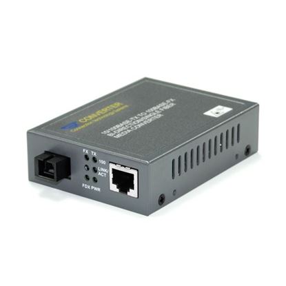 Picture of CTS RJ45 to SC Single-Mode WDM Converter. RX:1310nm TX:1550nm.
