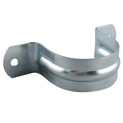 Picture of TRADESAVE Conduit Saddle Full (32mm). Zinc Plated. 6mm Mounting