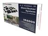 Picture of DYNAMIX 4-2 Hidden IR Distribution System. Kit includes 1x IR Box