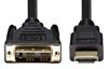 Picture of DYNAMIX 2m HDMI Male to DVI-D Male (18+1) Cable. Single Link