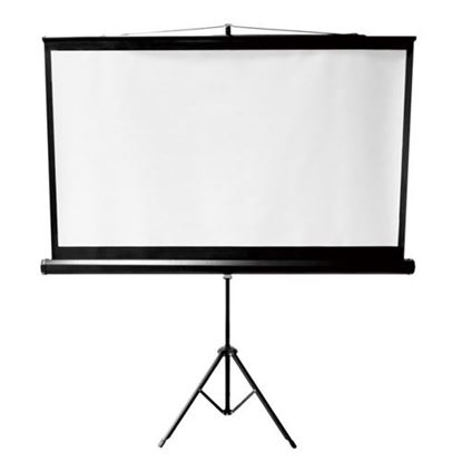 Picture of BRATECK 96' Projector screen with Tripod. Perfect for education,