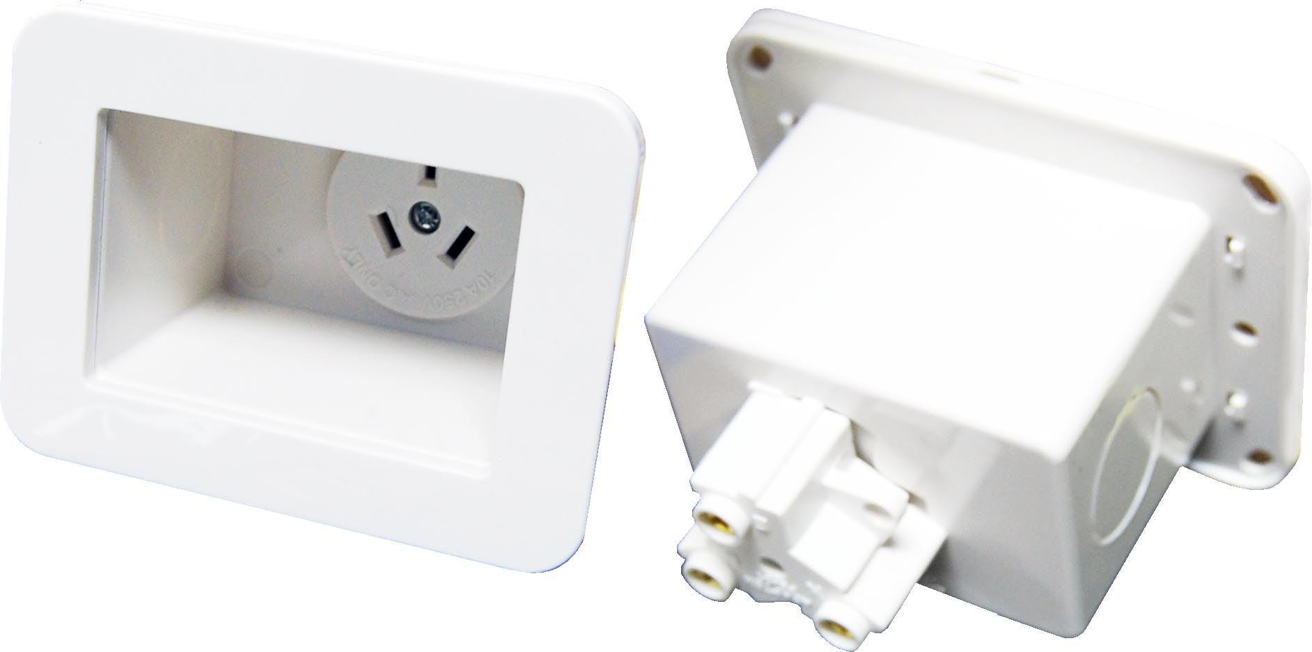 . DYNAMIX Recessed Single Power Outlet