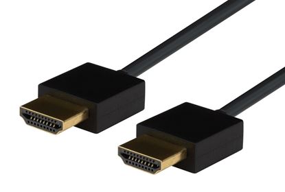 Picture of DYNAMIX 0.5M HDMI BLACK Nano High Speed With Ethernet Cable. Designed