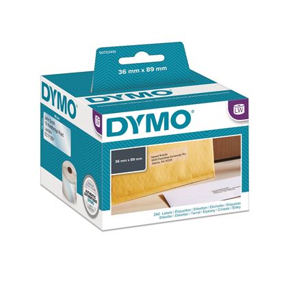 Picture of DYMO Genuine LabelWriter Large Address Labels 36mm x 89mm Clear
