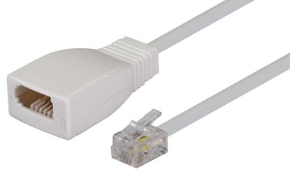 Picture of DYNAMIX 0.08m Cable-BT Socket to RJ11 Plug (for Phone to Modem