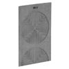 Picture of KEF Microfibre Grilles to fit *KEF R2C. Colour - Grey