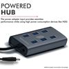 Picture of PROMATE Powered USB Hub with 7x USB 3.0 Ports Plus Additional USB-C