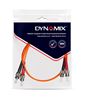 Picture of DYNAMIX 0.5M 62.5u ST/ST OM1 Fibre Lead (Duplex, Multimode)