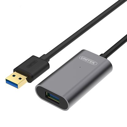Picture of UNITEK 5m USB 3.0 Extension Cable with Built-in Extension Chipset.