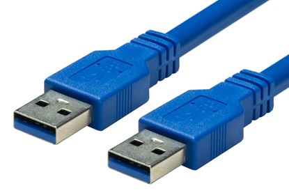 Picture of DYNAMIX 1m USB 3.0 USB-A Male to USB-A Male Cable.