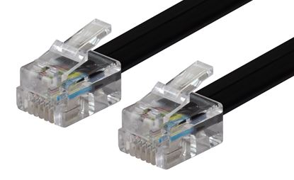 Picture of DYNAMIX 2m RJ12 to RJ12 Cable - 6C All pins connected straight