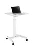 Picture of BRATECK Height Adjustable Mobile Workstation with Foot Pedal &