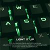 Picture of VERTUX Rapid Response Mechanical Gaming Keyboard with LED Backlight.