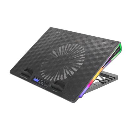 Picture of PROMATE Gaming Portable Height Adjustable RGB LED Cooling Pad