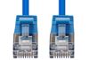 Picture of DYNAMIX 0.25m Cat6A S/FTP Blue Ultra-Slim Shielded 10G Patch Lead