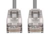 Picture of DYNAMIX 0.25m Cat6A S/FTP Grey Ultra-Slim Shielded 10G Patch Lead