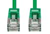 Picture of DYNAMIX 0.25m Cat6A S/FTP Green Ultra-Slim Shielded 10G Patch Lead