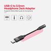 Picture of UNITEK USB-C to 3.5mm AUX Headphone Jack Adapter. Digital to Analog