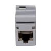 Picture of DYNAMIX Cat6A RJ45 DIN Rail Mounted 1DU Shielded Coupler. Supplied