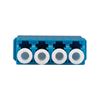 Picture of DYNAMIX Adapter LC Quad SM Blue Flangeless