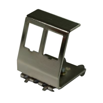 Picture of DYNAMIX 2 Port Keystone to DIN Mount Metal Adapter Plate