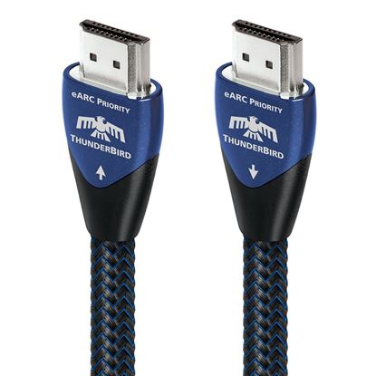 Picture of AUDIOQUEST Thunder Bird 48G 3M HDMI cable. Solid 10% silver