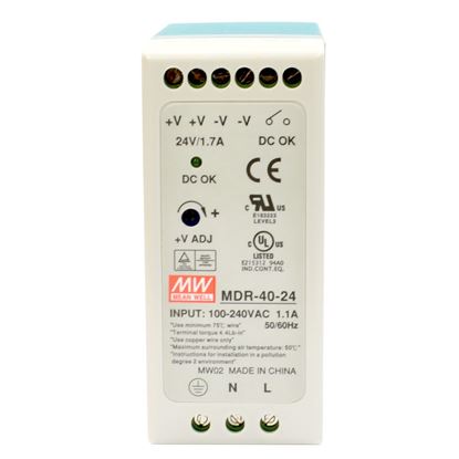 Picture of CTC UNION 24V/40W Din Rail Mount Power Supply with Short circuit,
