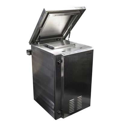 Picture of DYNAMIX 18RU Stainless Vented Outdoor Wall Mount Cabinet (611x625