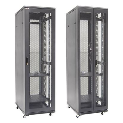 Picture of DYNAMIX 42RU Server Cabinet 1000mm Deep Front Mesh Door, Rear mesh