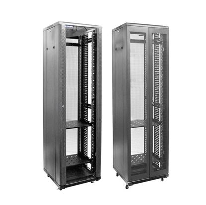 Picture of DYNAMIX 42RU Server Cabinet 600mm Deep, Front Glass Door, Rear Mesh