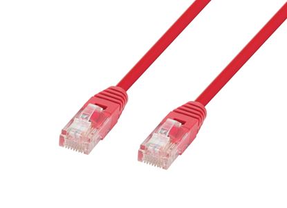 Picture of DYNAMIX 0.5m Cat5e Red UTP Patch Lead (T568A Specification) 100MHz