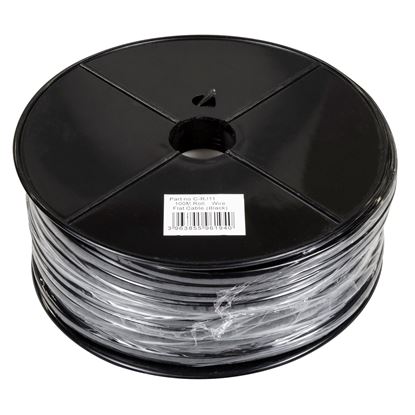 Picture of DYNAMIX 100m Roll 6-Wire Flat Cable , Black colour