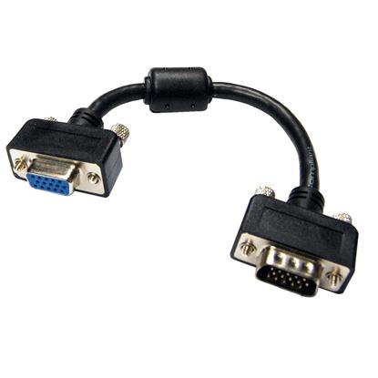 Picture of DYNAMIX 0.18m Slimline VGA Male to Female Pigtail, 15 wire all